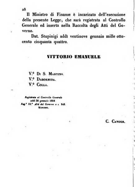 Raccolta degli atti del Governo di Sua Maestà il re di Sardegna